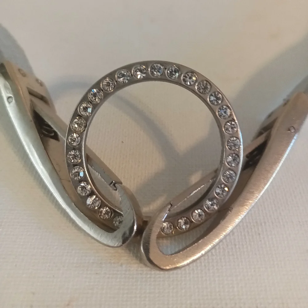 Metallic And  rhinestone  90s Style western  belt size M/ L - Picture 2 of 4